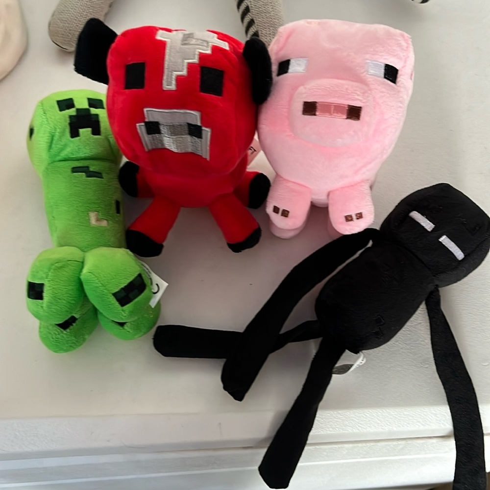 Minecraft stuffies